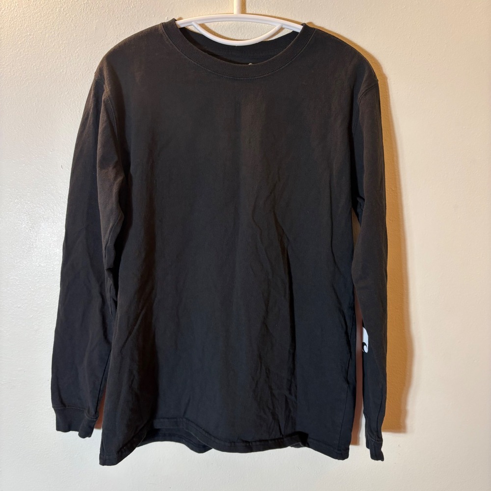 Carhartt Loose Fit Long Sleeve‎ Logo Graphic T-Shirt Black Size Small